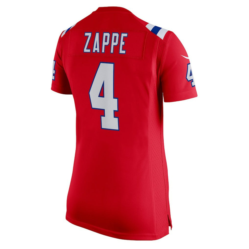 Bailey Zappe  Women's Team Game Jersey - New England Patriots Jerseys