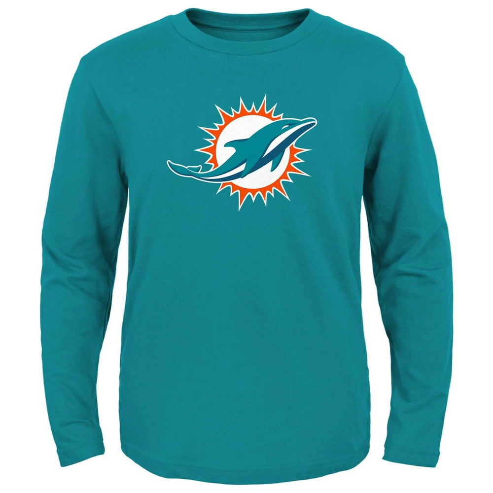 Youth Primary Logo Long Sleeve T-Shirt - Miami Dolphins T-shirts