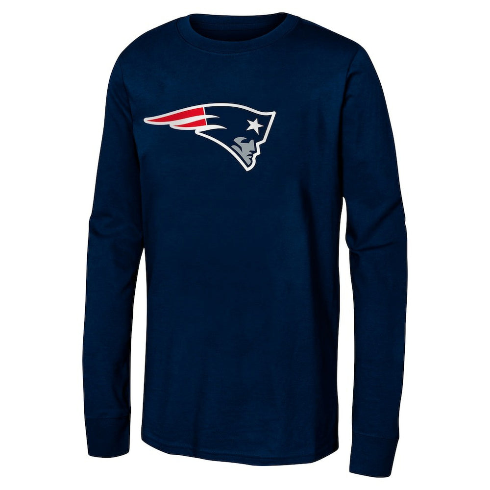 Youth Primary Logo Long Sleeve T-Shirt - New England Patriots T-shirts