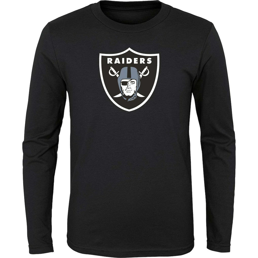 Youth Primary Logo Long Sleeve T-Shirt - Las Vegas Raiders T-shirts