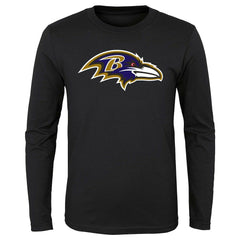 Youth Primary Logo Long Sleeve T-Shirt - Baltimore Ravens T-shirts