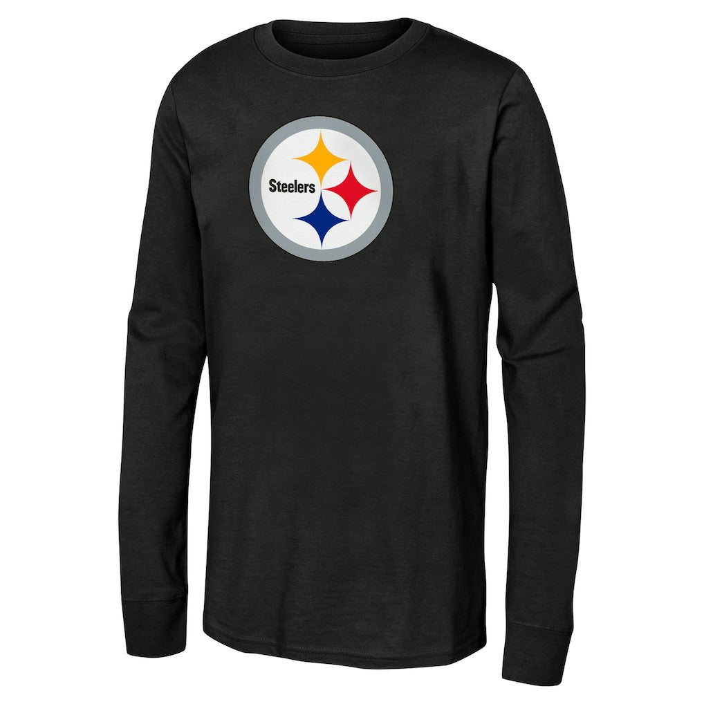 Youth Primary Logo Long Sleeve T-Shirt - Pittsburgh Steelers T-shirts
