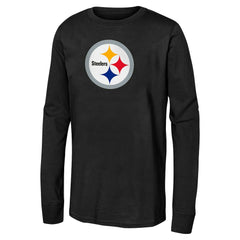 Youth Primary Logo Long Sleeve T-Shirt - Pittsburgh Steelers T-shirts
