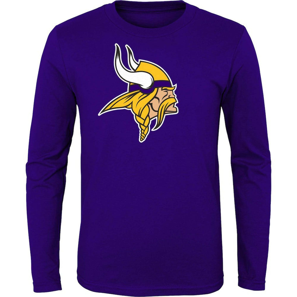 Youth Primary Logo Long Sleeve T-Shirt - Minnesota Vikings T-shirts