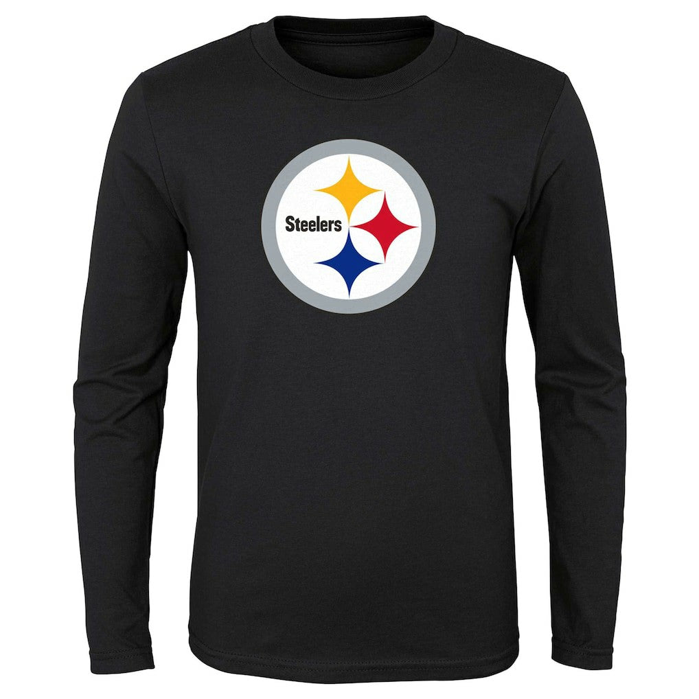 Preschool Primary Logo Long Sleeve T-Shirt - Pittsburgh Steelers T-shirts