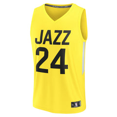 Fanatics Walker Kessler Utah Jazz Fast Break Replica Player Jersey