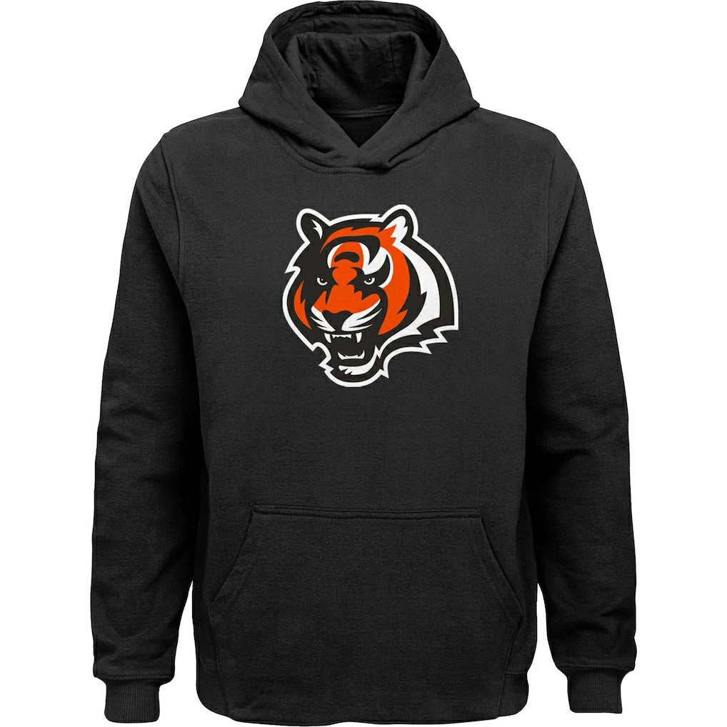 Youth Team Logo Pullover Hoodie - Cincinnati Bengals Hoodies