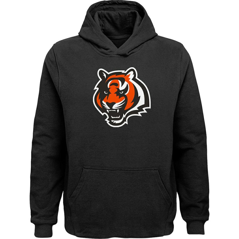 Youth Team Logo Pullover Hoodie - Cincinnati Bengals Hoodies