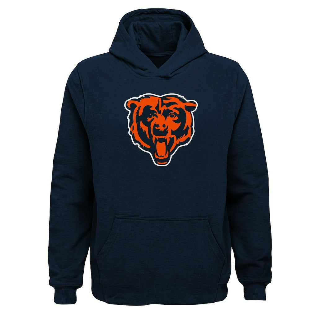 Youth Team Logo Pullover Hoodie - Chicago Bears Hoodies