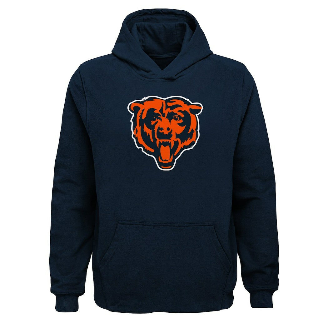 Youth Team Logo Pullover Hoodie - Chicago Bears Hoodies