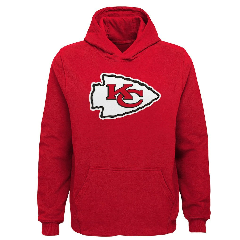 Youth Team Logo Pullover Hoodie - Kansas City Chiefs Hoodies