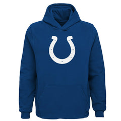 Youth Team Logo Pullover Hoodie - Indianapolis Colts Hoodies
