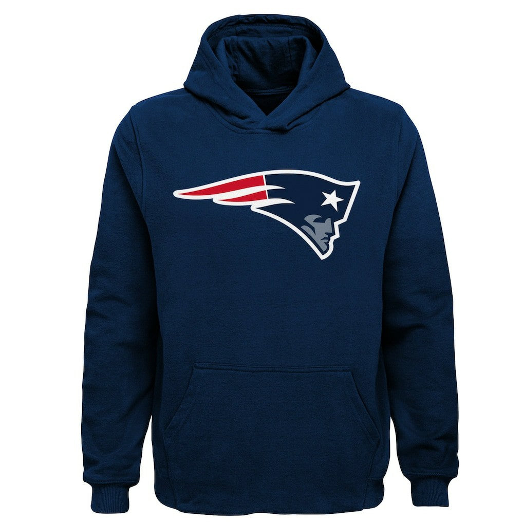 Youth Team Logo Pullover Hoodie - New England Patriots Hoodies