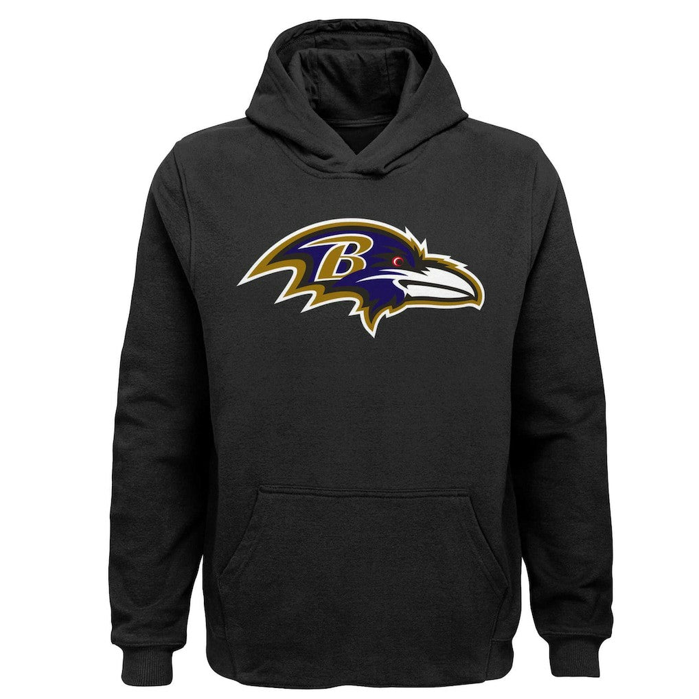 Youth Team Logo Pullover Hoodie - Baltimore Ravens Hoodies