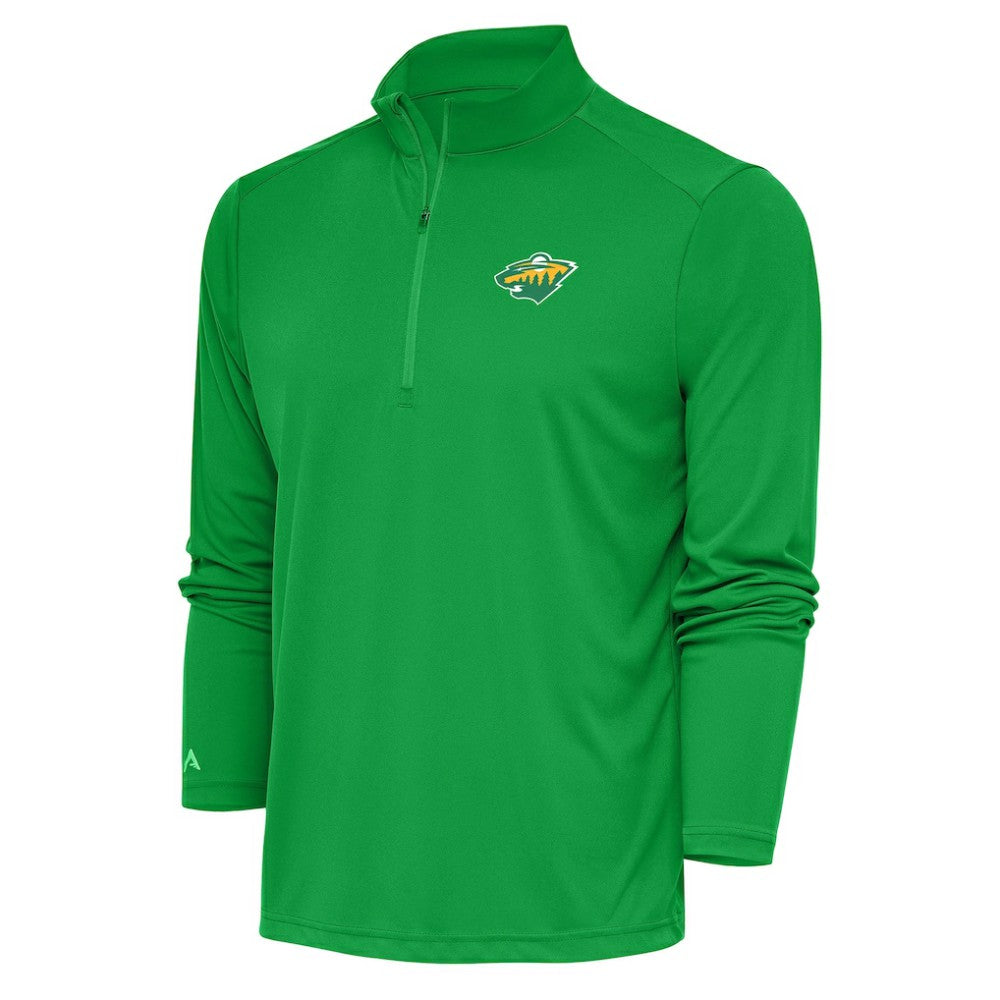 NHL Minnesota Wild Antigua Special Edition 2.0 Tribute Quarter-Zip Pullover Top