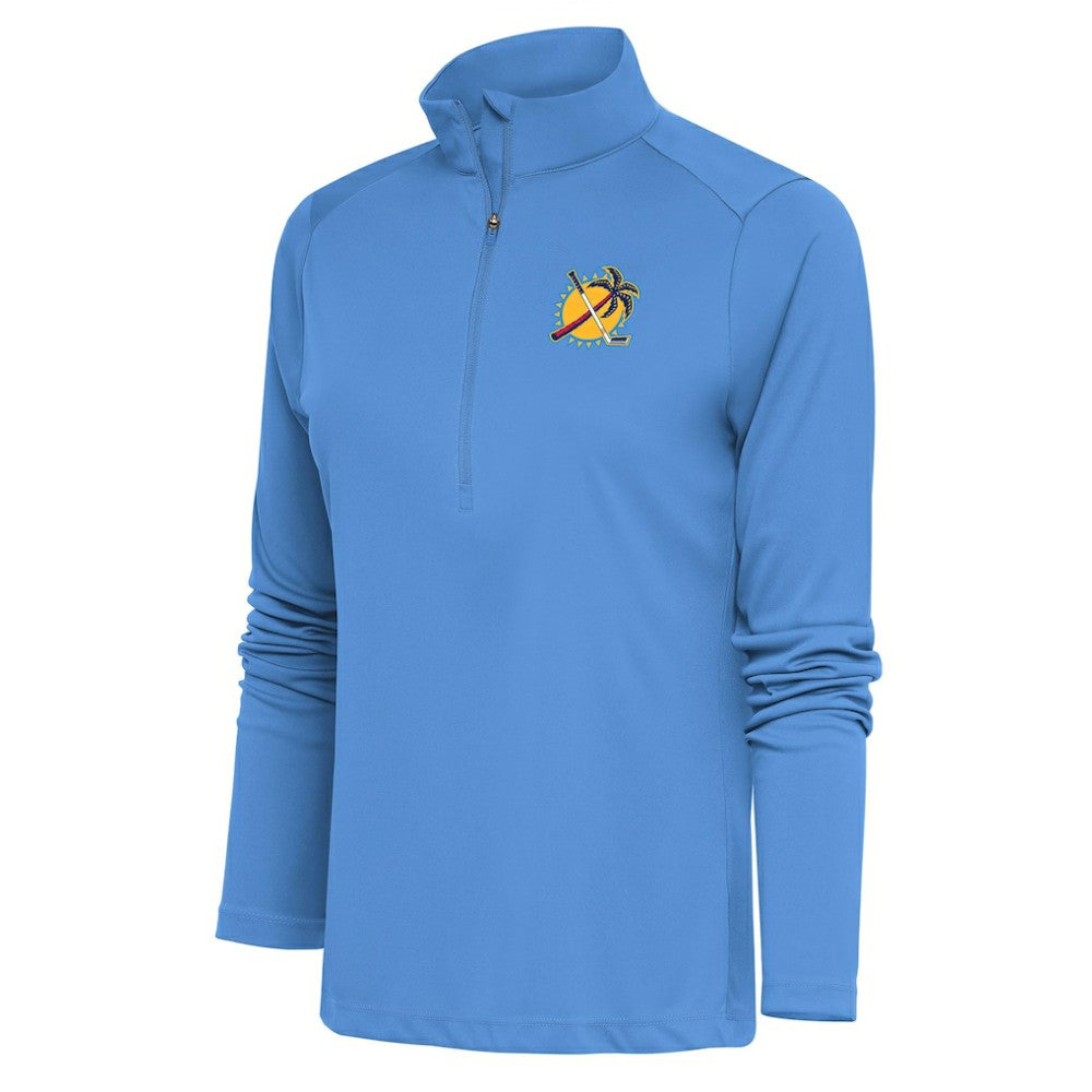 NHL Florida Panthers Antigua Women's Special Edition 2.0 Tribute Quarter-Zip Pullover Top