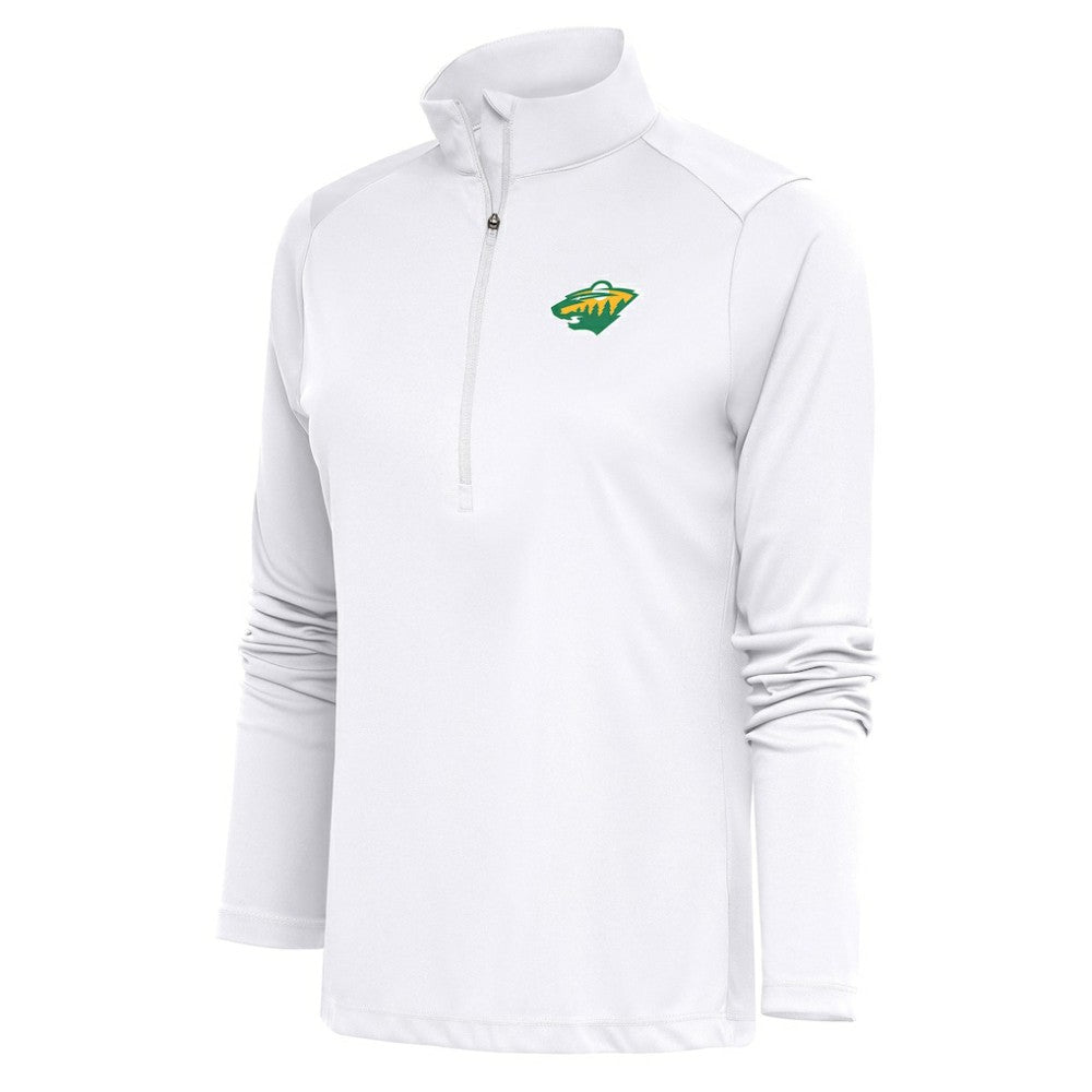 NHL Minnesota Wild Antigua Women's Special Edition 2.0 Tribute Quarter-Zip Pullover Top