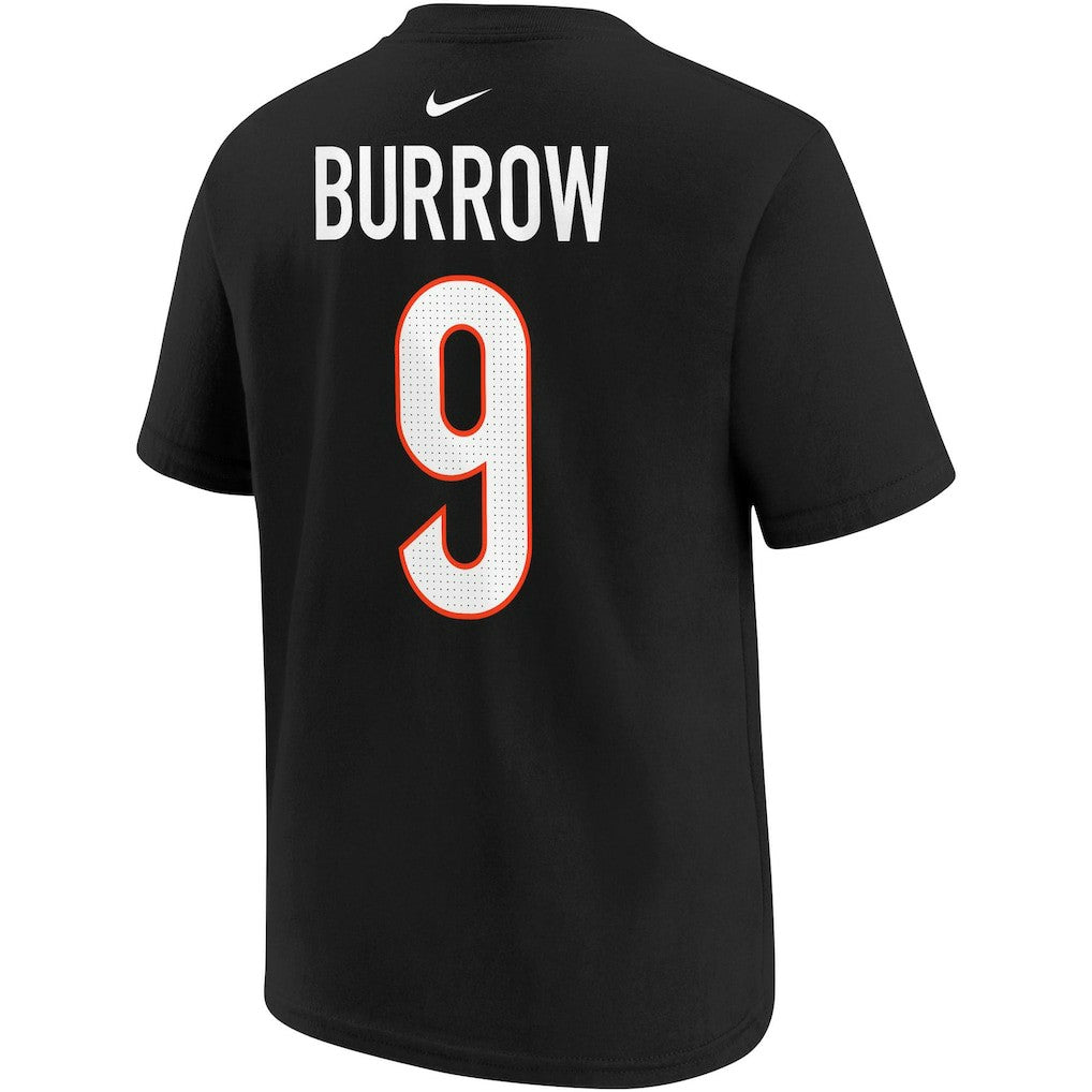 Joe Burrow  Youth Player Name & Number T-Shirt - Cincinnati Bengals T-shirts