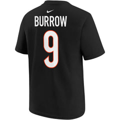 Joe Burrow  Youth Player Name & Number T-Shirt - Cincinnati Bengals T-shirts