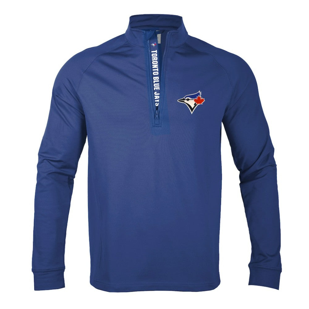 Royal Toronto Blue Jays Levelwear Calibre Quarter-Zip Pullover Top