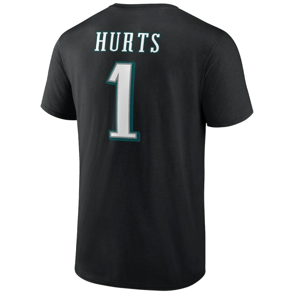 Jalen Hurts  Icon Player Name & Number T-Shirt - Philadelphia Eagles T-shirts