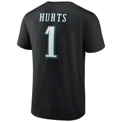 Jalen Hurts  Icon Player Name & Number T-Shirt - Philadelphia Eagles T-shirts