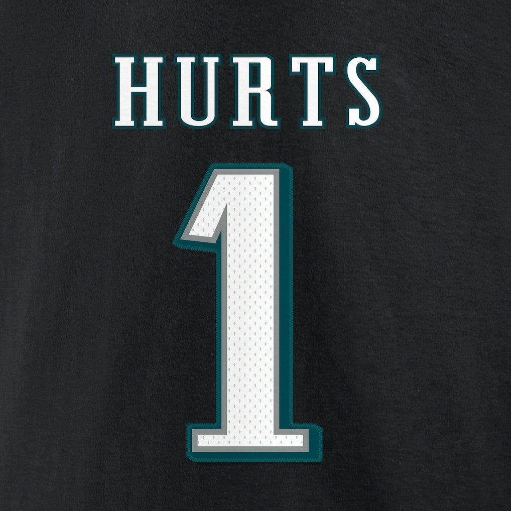 Jalen Hurts  Icon Player Name & Number T-Shirt - Philadelphia Eagles T-shirts