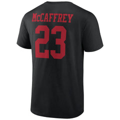 Christian McCaffrey  Icon Player Name & Number T-Shirt - San Francisco 49ers T-shirts