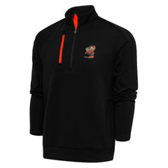 Antigua Team Logo Generation Quarter-Zip Pullover Jacket - Cleveland Browns Pullover