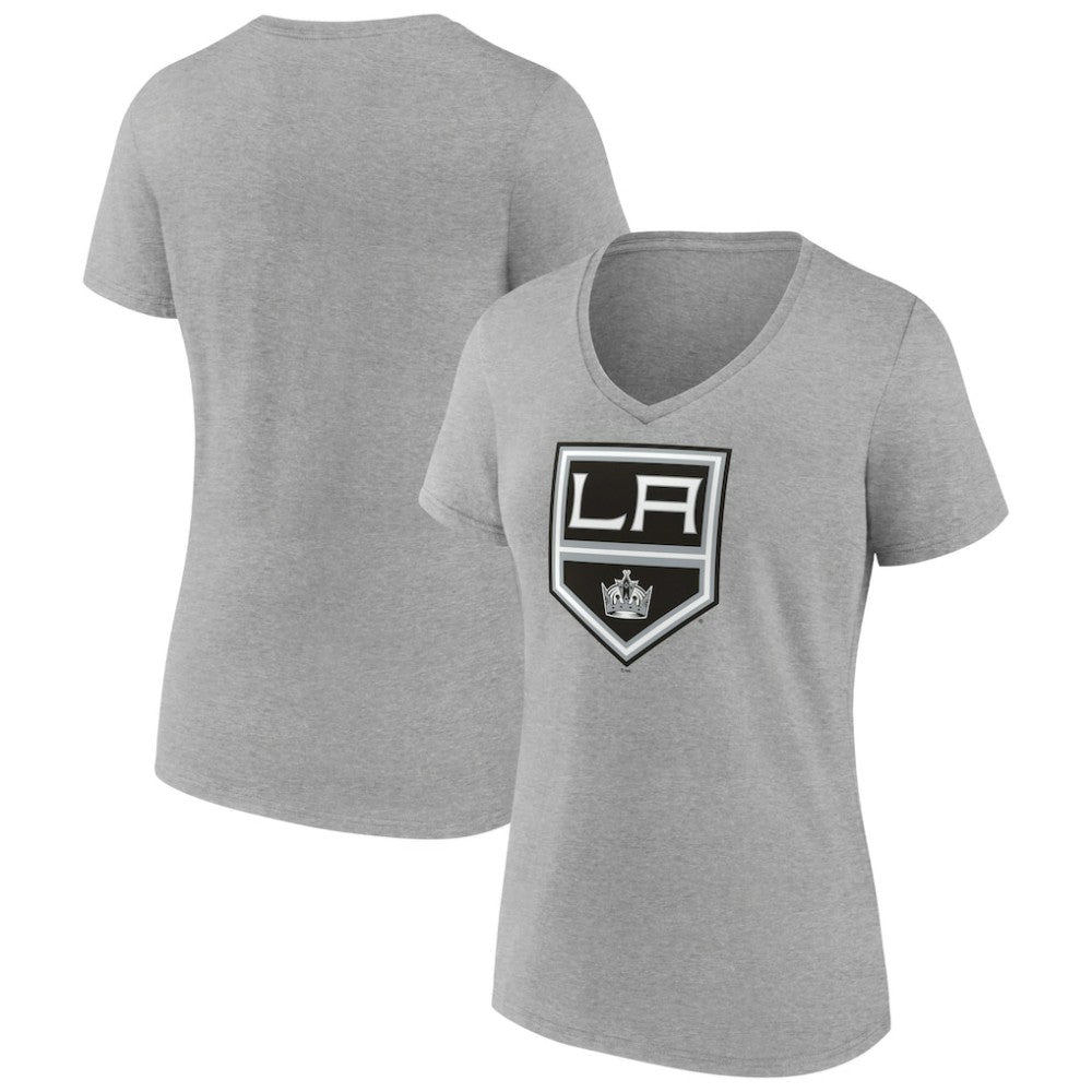 NHL Los Angeles Kings Women's Primary Logo Team V-Neck T-Shirt