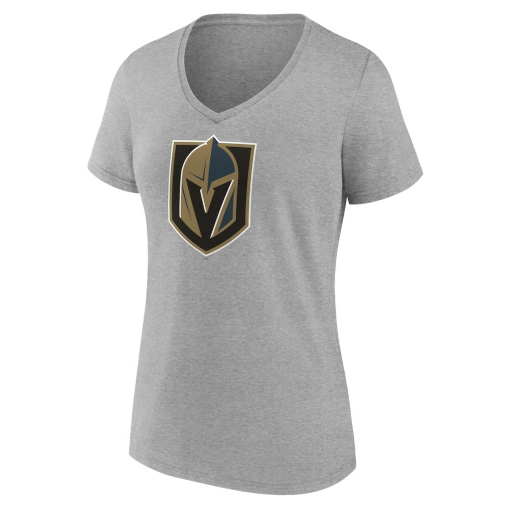 NHL Vegas Golden Knights Women's Primary Logo Team V-Neck T-Shirt