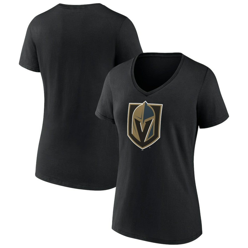 NHL Vegas Golden Knights Women's Team Primary Logo V-Neck T-Shirt