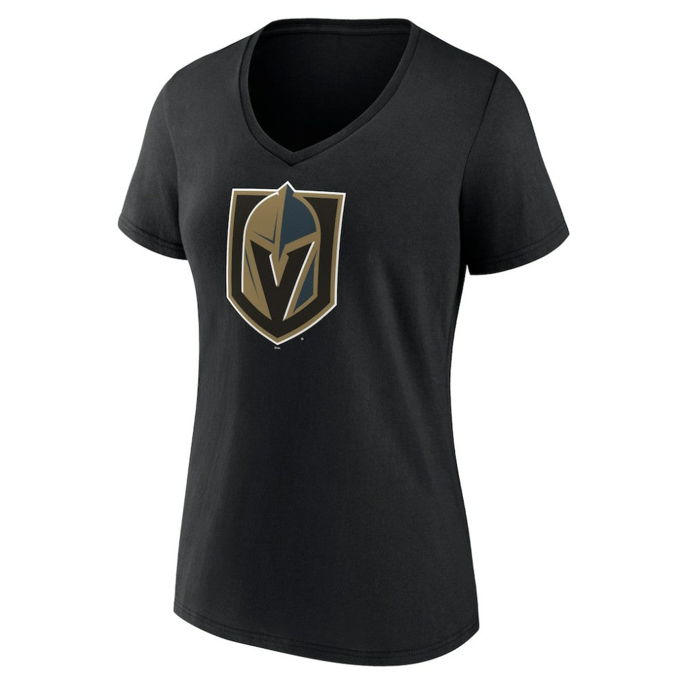 NHL Vegas Golden Knights Women's Team Primary Logo V-Neck T-Shirt