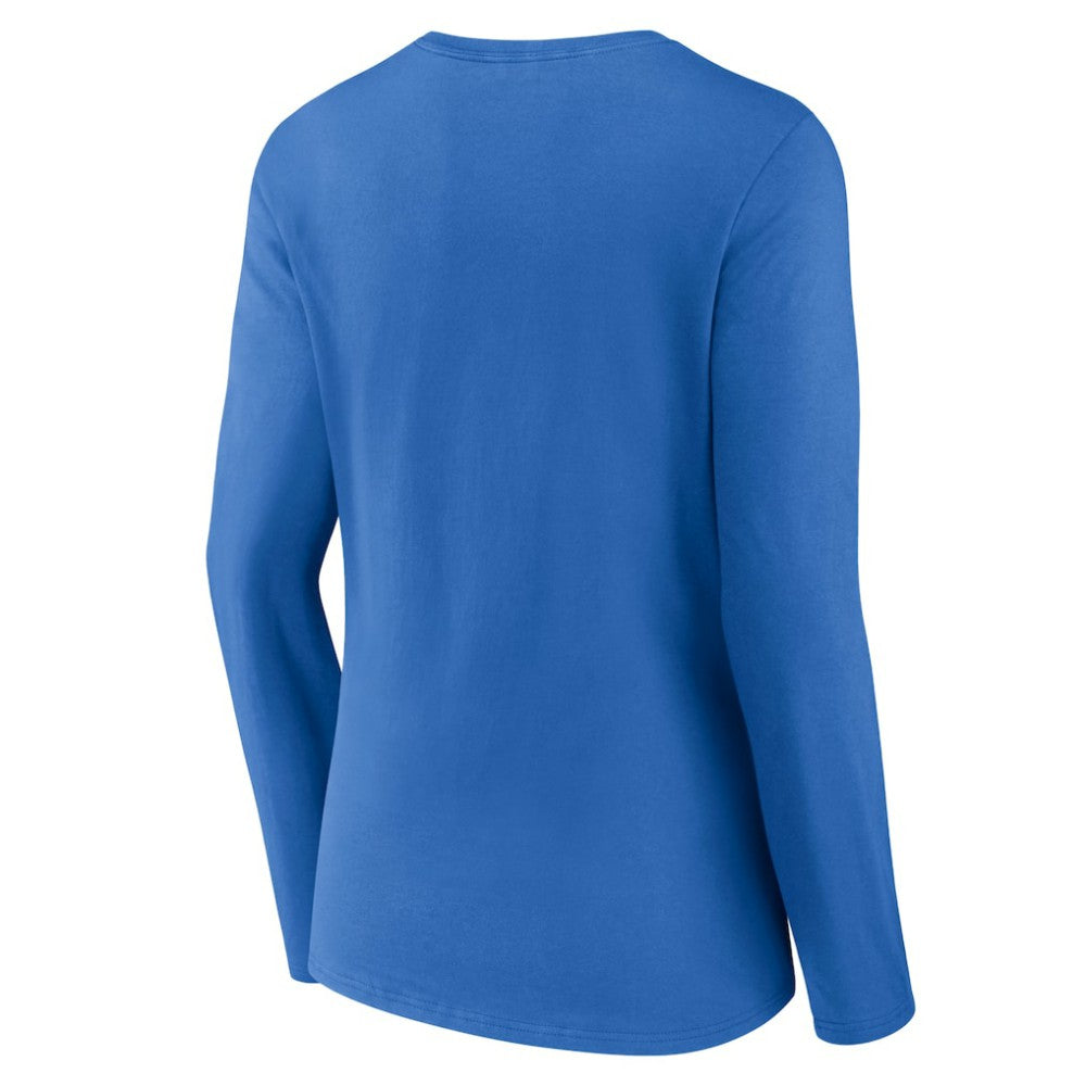 NHL Winnipeg Jets Women's Primary Team Logo Long Sleeve V-Neck T-Shirt