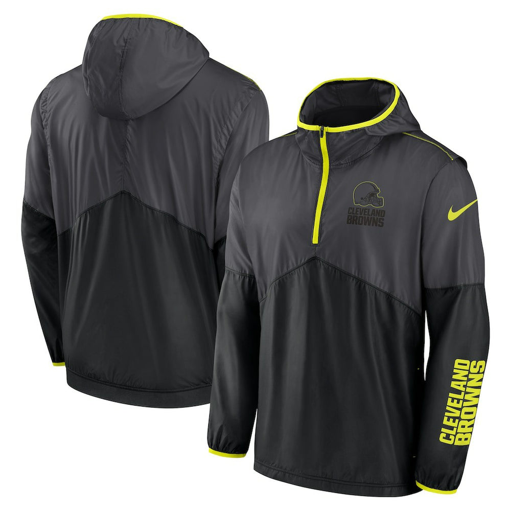 Volt Hoodie Half-Zip Jacket - Cleveland Browns Hoodies