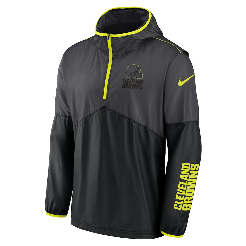 Volt Hoodie Half-Zip Jacket - Cleveland Browns Hoodies