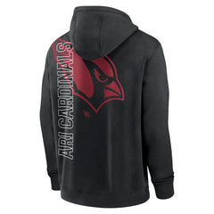 Layered Logo Statement Pullover Hoodie - Arizona Cardinals Hoodies