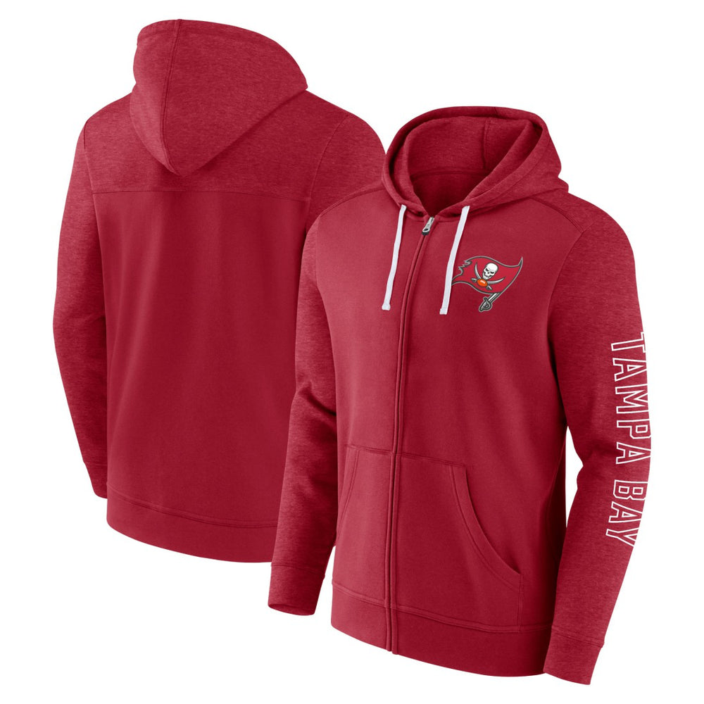 Offensive Lineup Hoodie Full-Zip Hoodie - Tampa Bay Buccaneers Hoodies