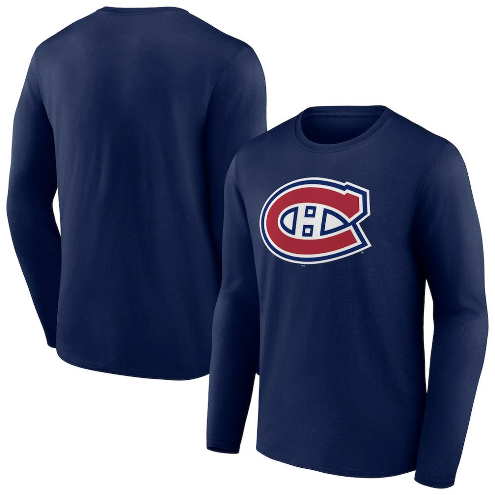 NHL Montreal Canadiens Primary Logo Team Long Sleeve T-Shirt