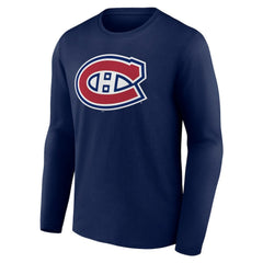 NHL Montreal Canadiens Primary Logo Team Long Sleeve T-Shirt