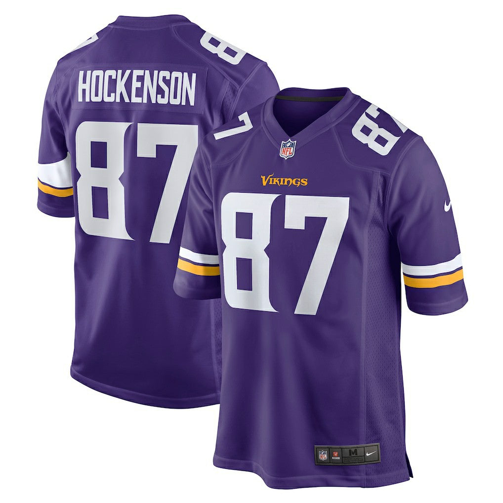 T.J. Hockenson  Game Player Jersey - Minnesota Vikings Jerseys