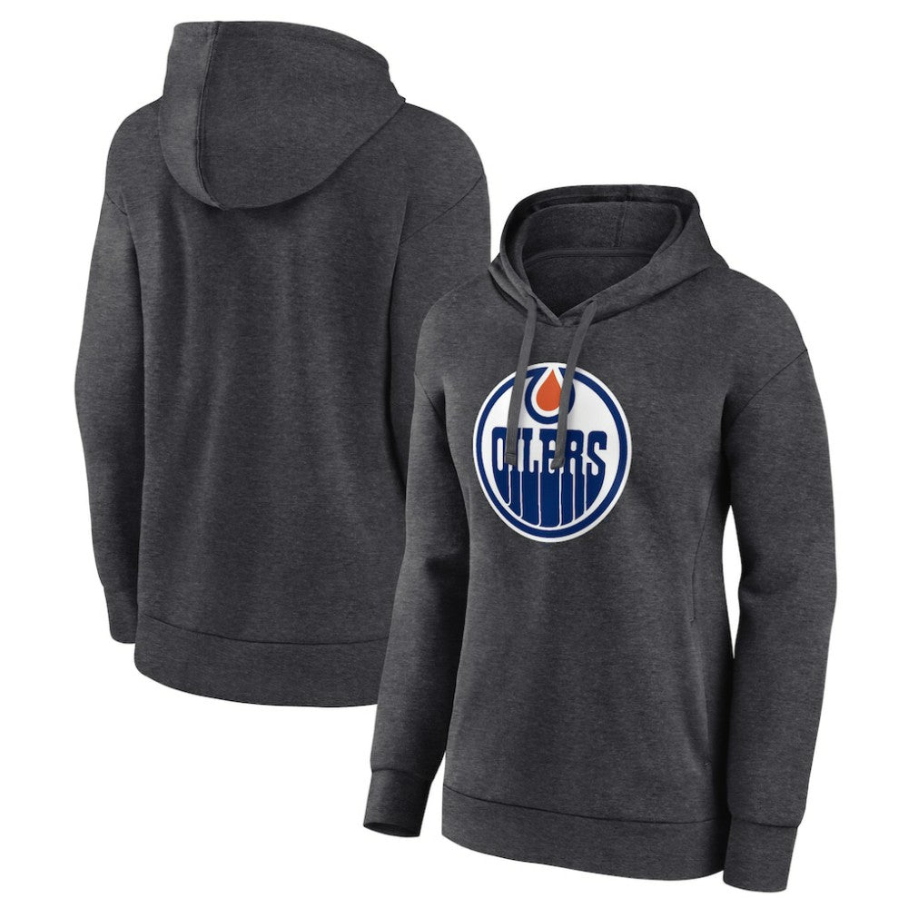 NHL Edmonton Oilers Women's Primary Logo Pullover Hoodie