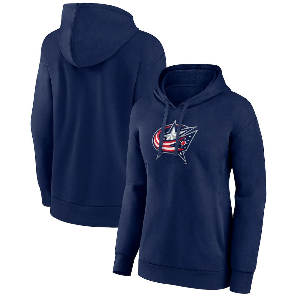 NHL Columbus Blue Jackets Women's Primary Logo Pullover Hoodie