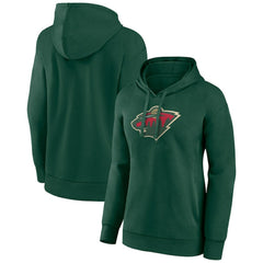 NHL Minnesota Wild Women's Primary Logo Pullover Hoodie