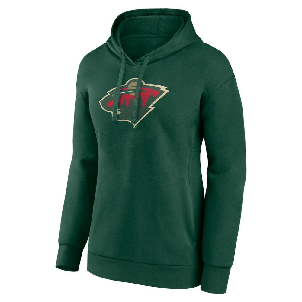 NHL Minnesota Wild Women's Primary Logo Pullover Hoodie