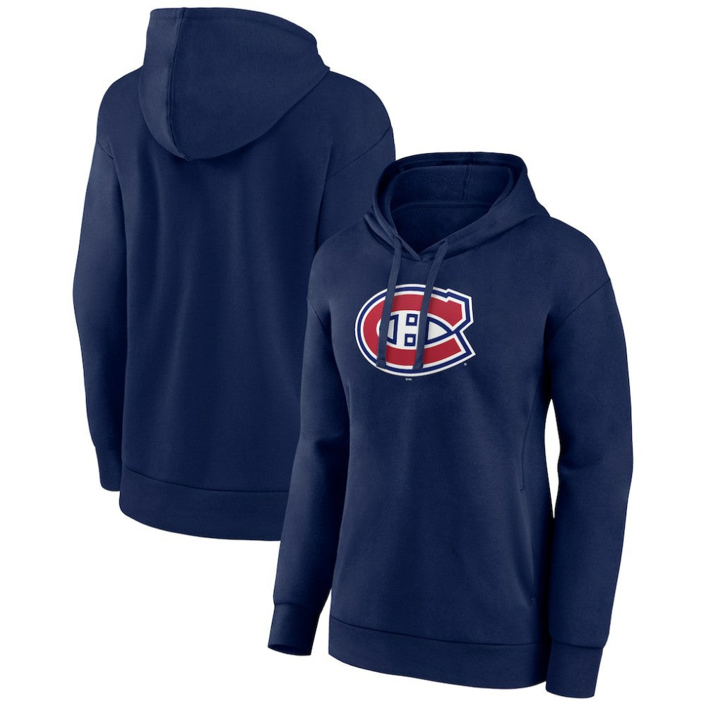 NHL Montreal Canadiens Women's Primary Logo Pullover Hoodie