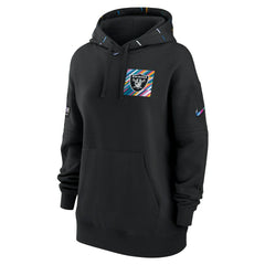 Women's 2023 NFL Crucial Catch Club Pullover Hoodie - Las Vegas Raiders Hoodies