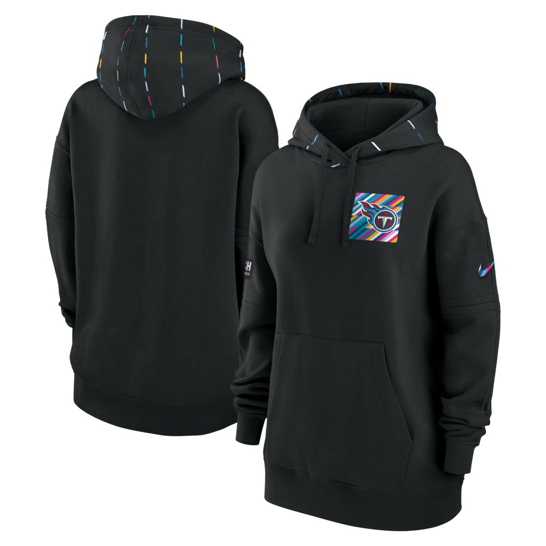Women's 2023 NFL Crucial Catch Club Pullover Hoodie - Tennessee Titans Hoodies