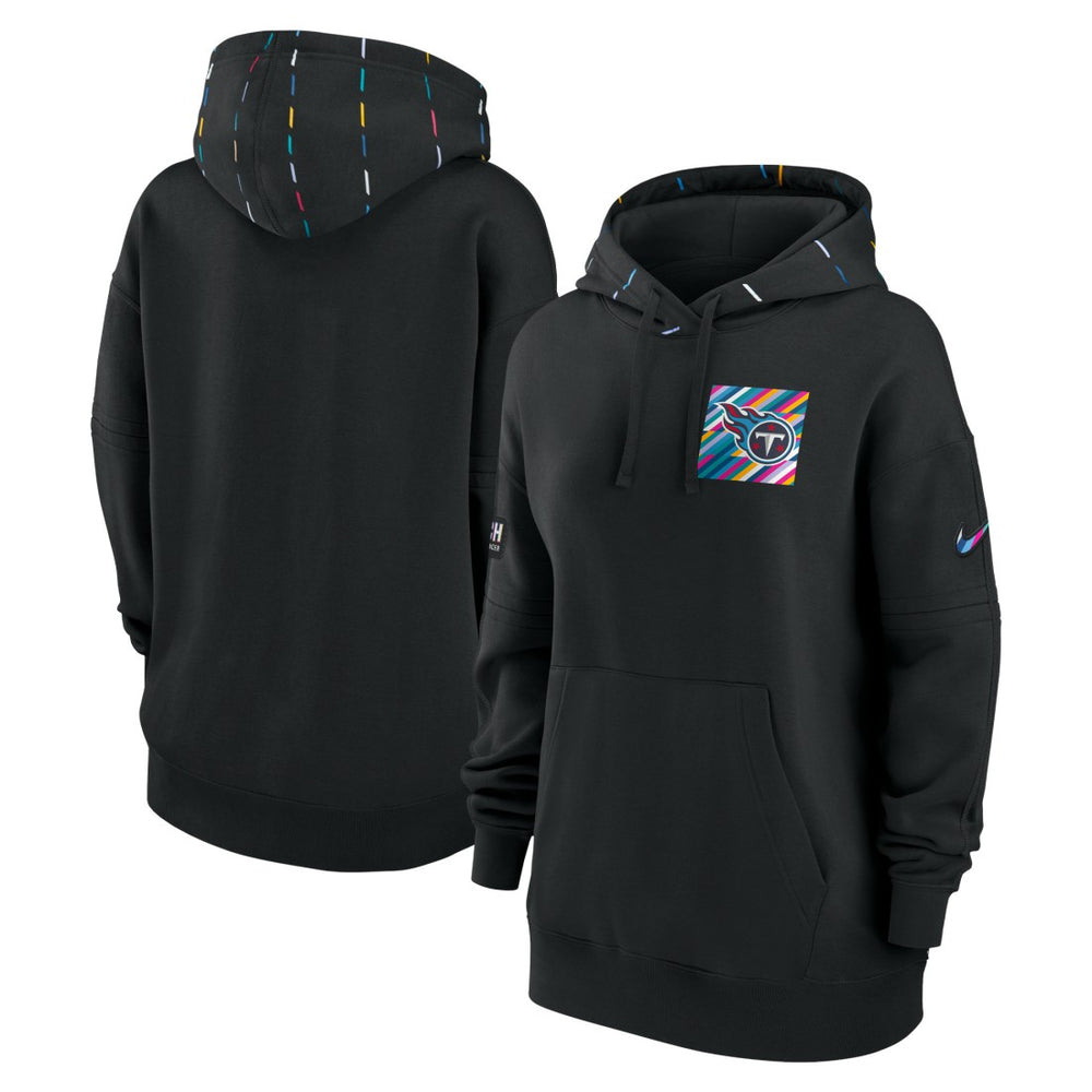 Women's 2023 NFL Crucial Catch Club Pullover Hoodie - Tennessee Titans Hoodies