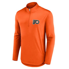 NHL Philadelphia Flyers Fanatics Mock Neck Quarter-Zip Top